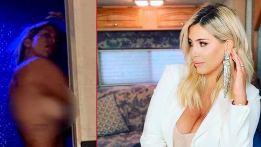 Sin tapujos: Wanda Nara se desnudó antes de comenzar en Gran Hermano