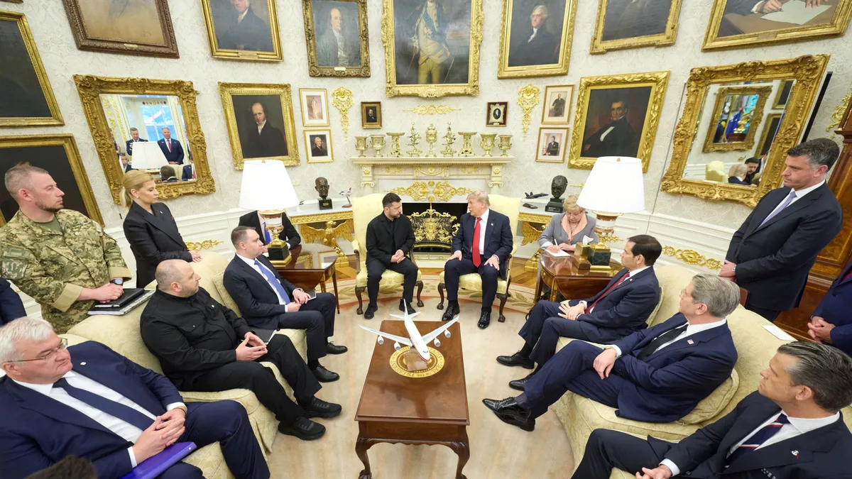 Zelensky agradeci&oacute; el "firme apoyo" recibido por parte de Washington. (Foto: X @ZelenskyyUa)