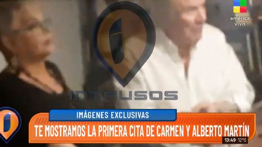 Carmen Barbieri y Alberto Martín tuvieron su cena romántica