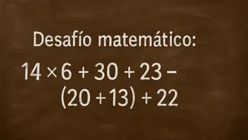 Desafío matemático: casi nadie lo resuelve antes de los 10 segundos