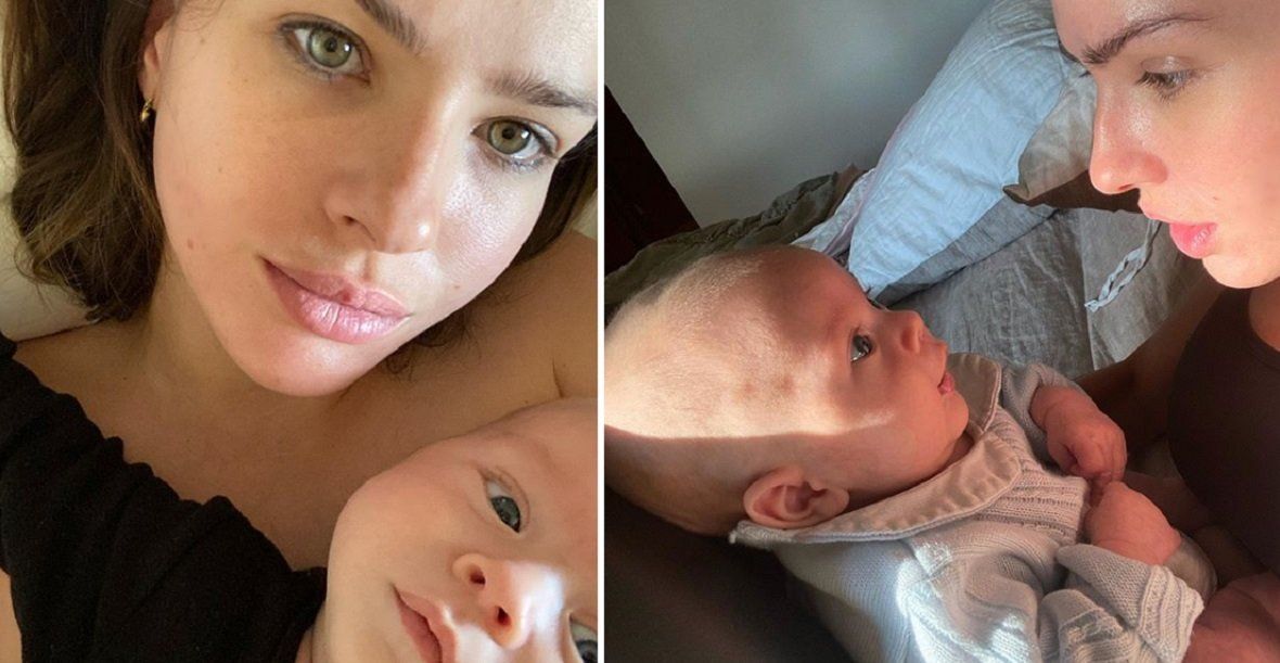 Emotivo mensaje y video de La China Suárez por los tres meses de Amancio