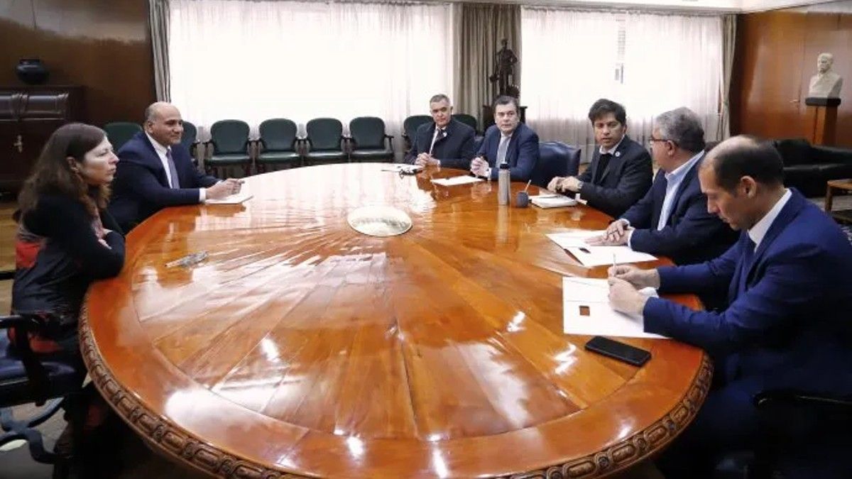 Silvina Batakis y la charla que mantuvo con los gobernadores. (Foto: Jefatura de Gabinete)