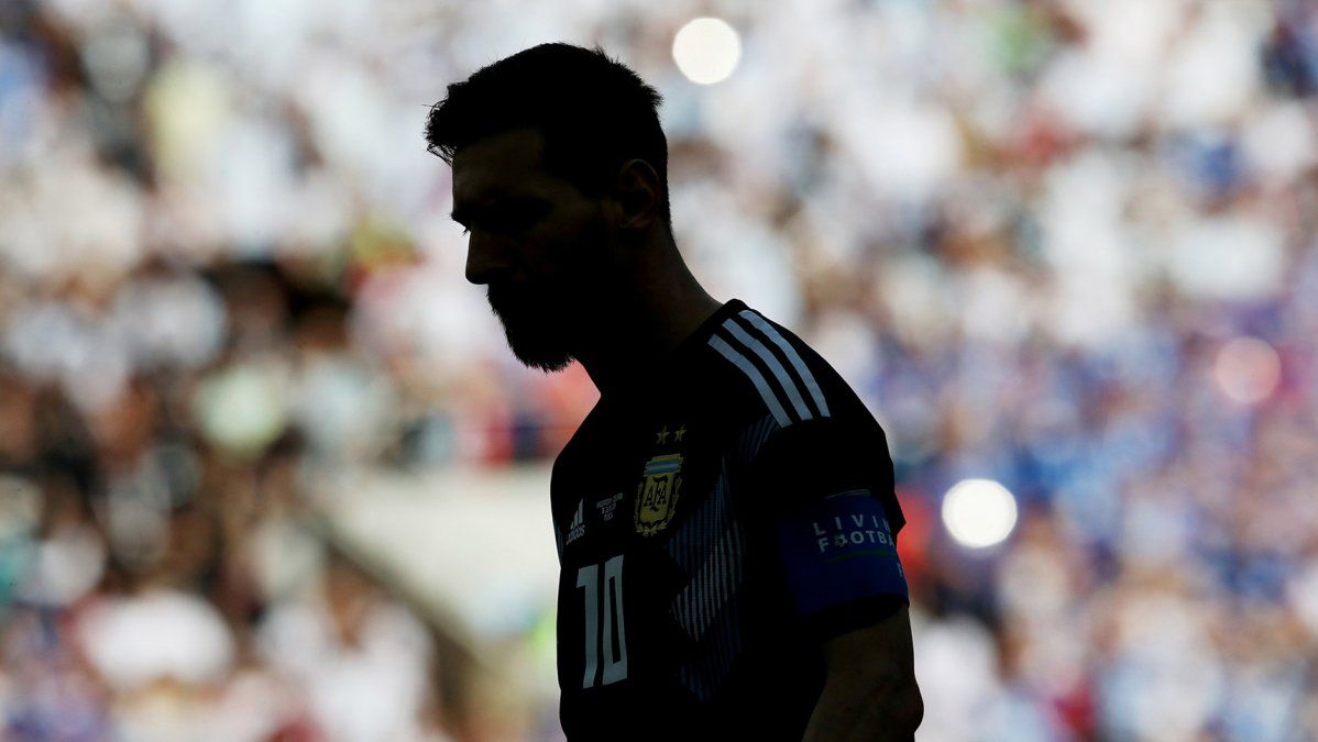 Gráfico comparativo: Messi intrascendente, casi no la tocó contra Croacia