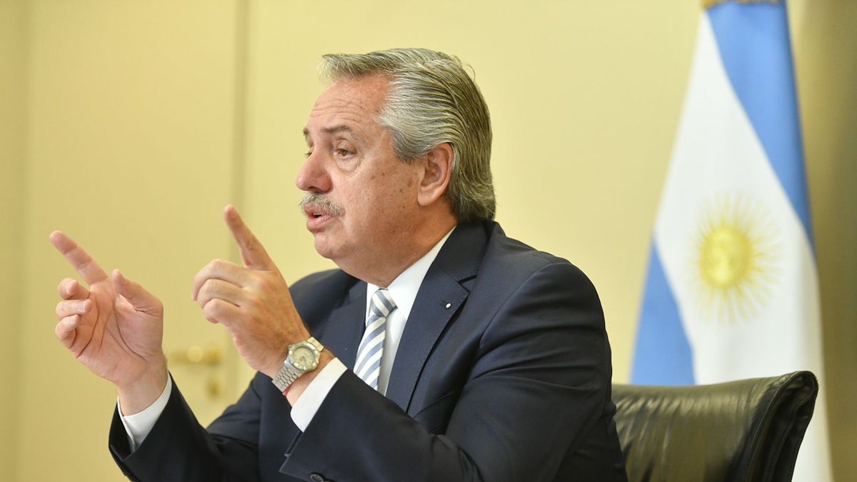 Alberto Fernández reiteró su reclamo para reformar el sistema financiero mundial porque dijo: es el que genera desequilibrios sociales. Foto: Presidencia