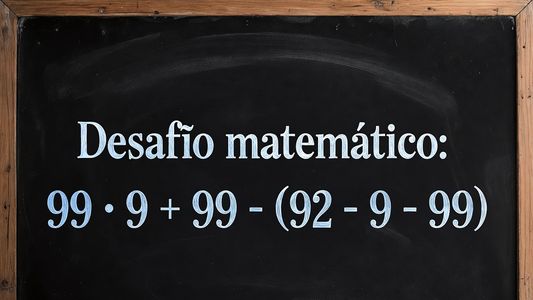 El desafío matemático que pocos logran resolver: 99 × 9 + 99 - (9² - 9 - 99)