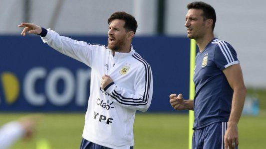 Scaloni: No armamos un plan de partido pensando solo en darle la pelota a Messi