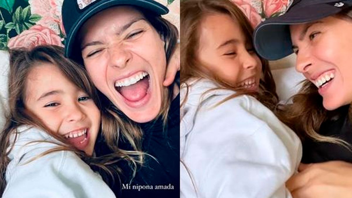 La China Suárez compartió una tierna charla con Rufina Cabré.