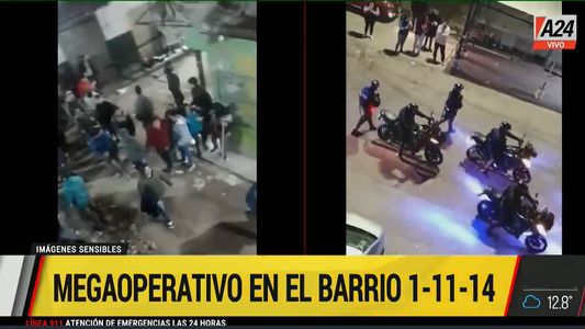 Una ola de robos tipo piraña desencadenó corridas y tiros en el barrio 1.11.14