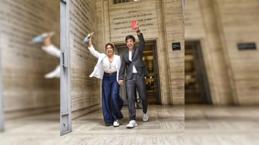 Se casó el Chino Leunis después de tres años en pareja