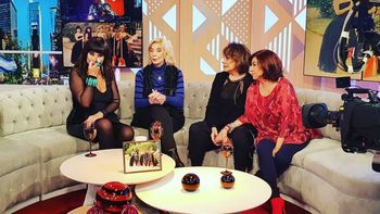 Moria Casán se emocionó hasta las lágrimas al reencontrarse con sus ex compañeras de Brujas