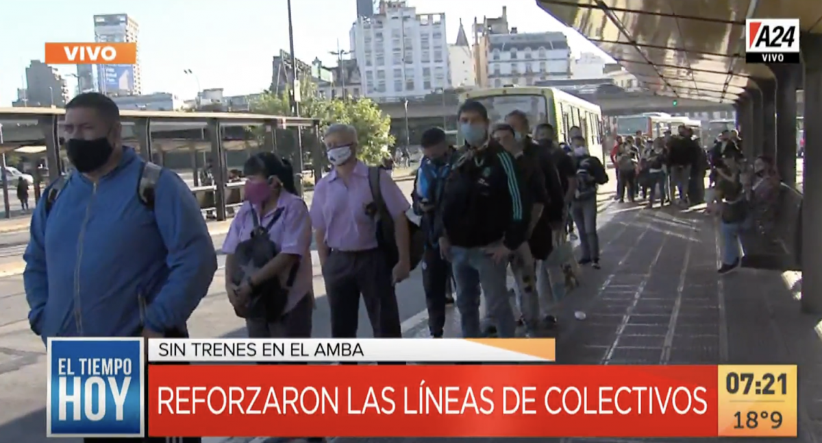 La Fraternidad rechazó la conciliación obligatoria y continúa el paro de trenes hasta la medianoche
