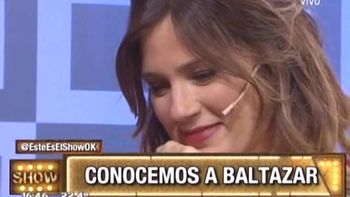 Paula Chaves presentó a Baltazar en su regreso a Este es el Show