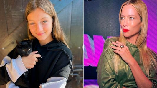 Allegra, la hija de 11 años de Nicole Neumann y Fabián Cubero, se animó y debutó como modelo