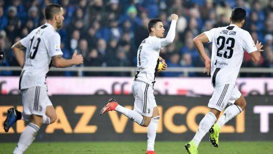 Con uno menos, Juventus salvó el invicto con un gol de Cristiano Ronaldo