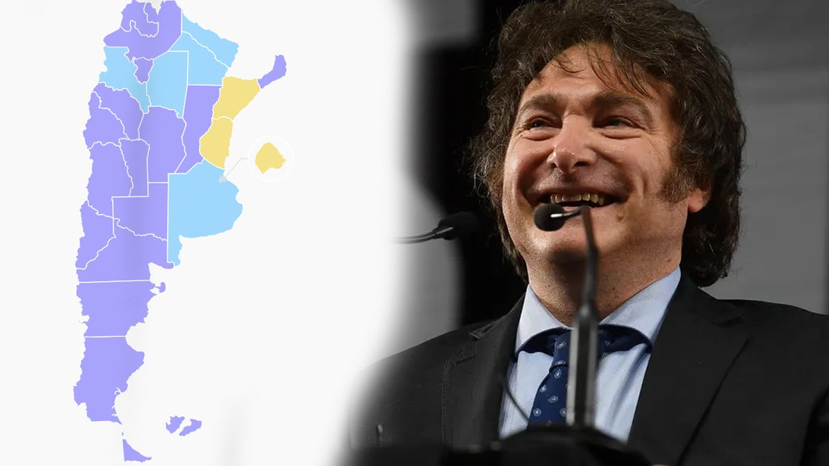 Javier Milei Ganó En 16 Provincias Cómo Quedó El Mapa De La Argentina Tras Las Paso 2023 