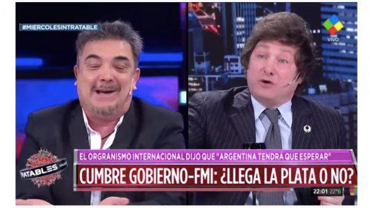 Escándalo al aire entre Javier Milei y Nito Artaza: El idiota sos vos