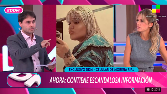 Se filtró terrible información del celular de Morena Rial: los chats que la llevarían a la cárcel otra vez