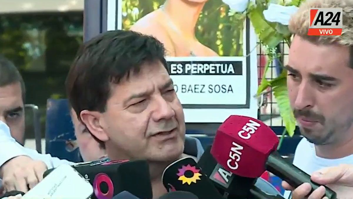 Habló el papá de Fernándo Báez Sosa: Siento un poco de paz en mi corazón