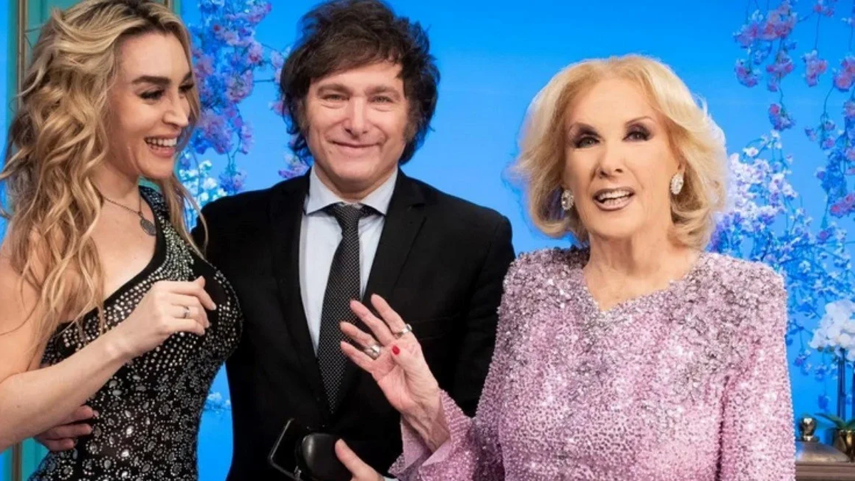 Javier Milei estará el sábado en el programa de Mirtha Legrand. (Captura)
