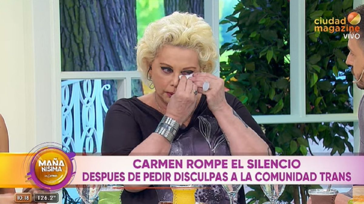 Carmen Barbieri lloró y le pidió disculpas a la comunidad trans