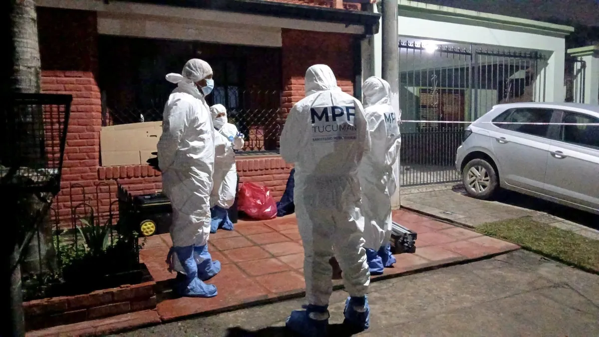 Investigan un robo violento. (Foto: gentileza Canal 10 Tucum&aacute;n)