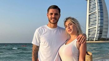 Otro romántico mensaje de Mauro Icardi a Wanda Nara