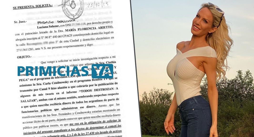 Luciana Salazar se autodenunció tras las acusaciones de Cinthia Fernández: enterate qué pidió
