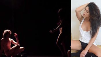 Valeria Licciardi realiza una obra teatral completamente desnuda