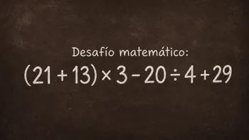 Desafío Matemático: una propuesta fácil de responder