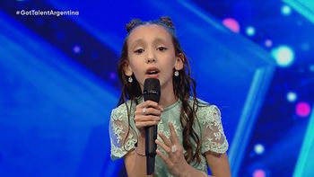 La participante de nueve años que conmovió con su voz al jurado de Got Talent Argentina