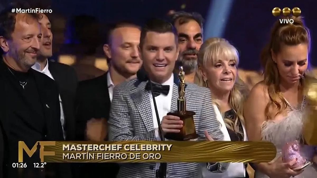 MasterChef Celebrity es el último ganador del Martín Fierro de Oro, tras dos años sin fiesta por culpa de la pandemia. Es por que esta entrega contempló también producciones 2019 y 2020, además de 2021. 