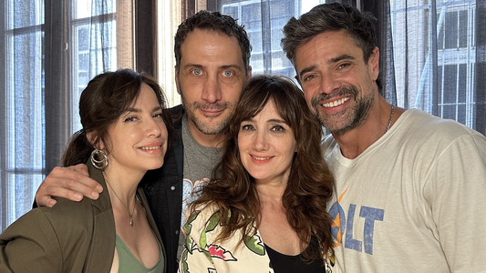 Luciano Castro, Mercedes Funes, Luciano Cáceres y Jorgelina Aruzzi, juntos en Mar del Plata