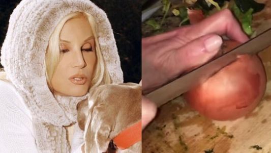 Susana Giménez y otro divertido video en la cocina: no supo cómo pelar una cebolla