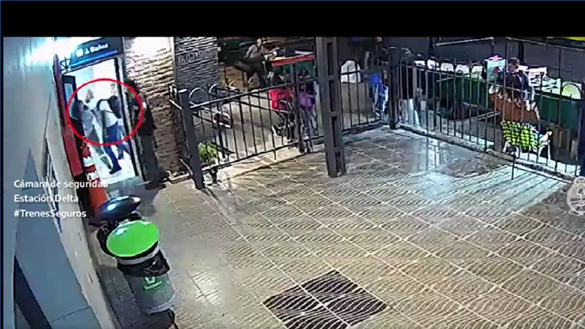 Violenta agresión en el tren. El hombre terminó detenido.&nbsp;