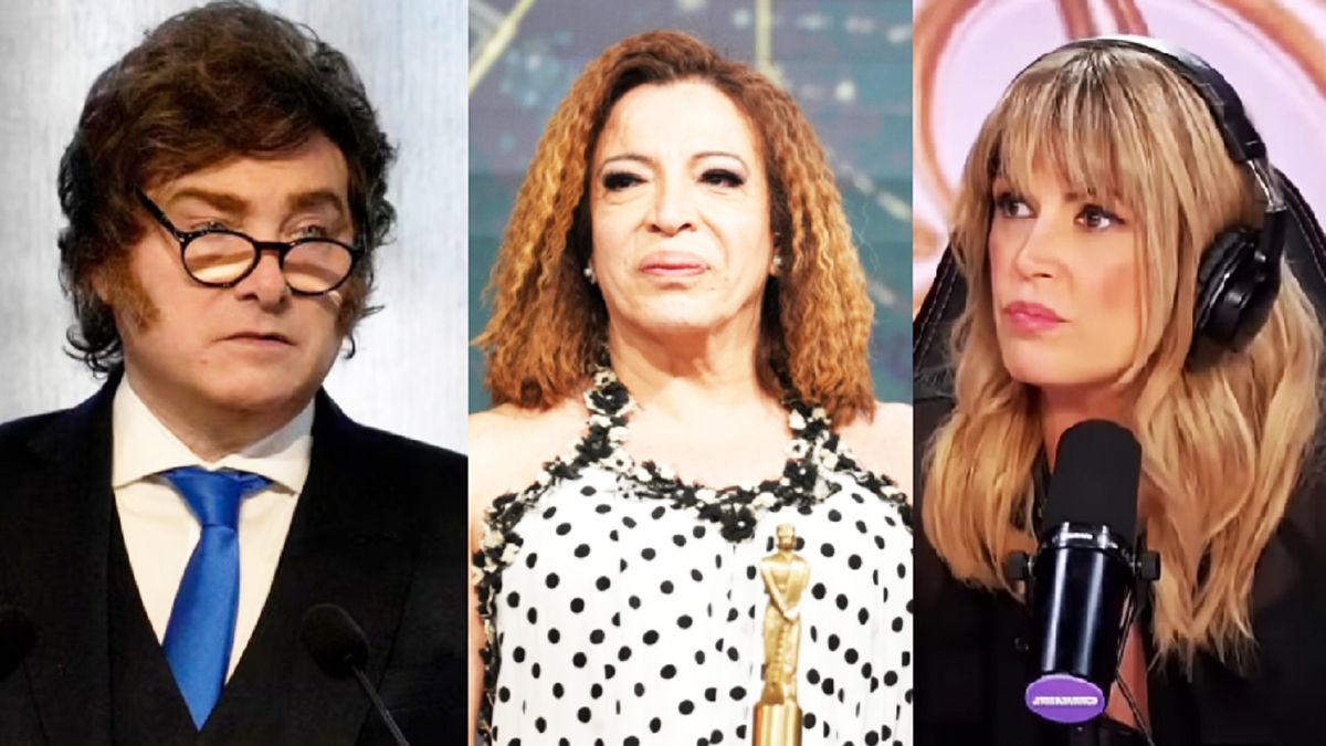 La fuerte reacción de Milei contra Viviana Canosa tras el discurso de Lizy Tagliani en los Martín Fierro