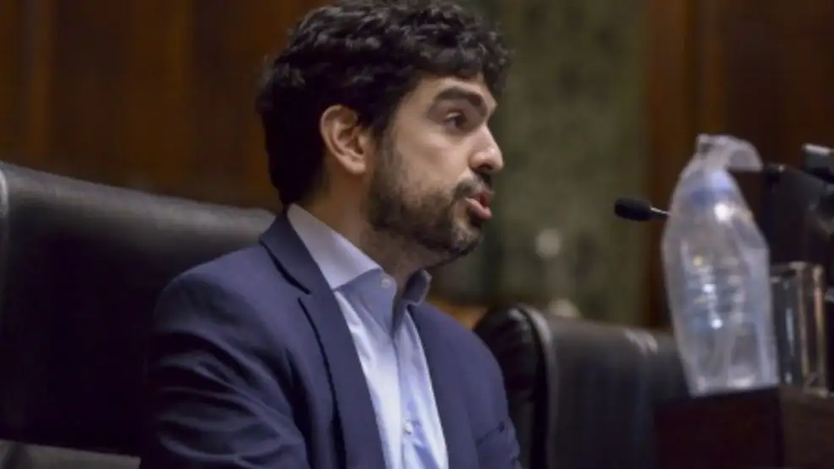 Juan Manuel Valdés presentó un innovador proyecto. (Foto: Télam)