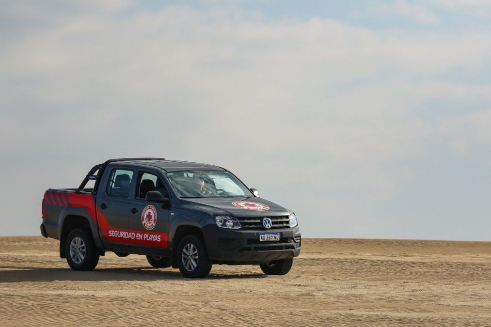Amarok, pick up oficial de la Seguridad de Playas