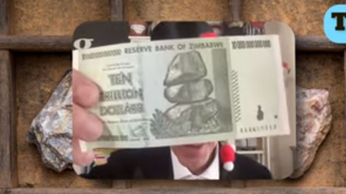 Un billete de 10 trillones de dólares de Zimbabue, una moneda devorada por la hiperinflación que ya no existe más. (Foto: IGNoble)