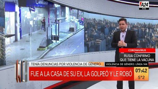 Policía detuvo a un agresor de una mujer y evitó que la matara