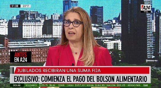 Jubilados recibirán el pago de una suma fija por el bolsón alimentario