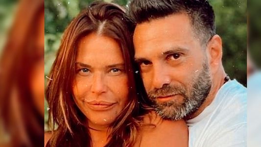 El look de Nazarena Vélez y su pareja en el casamiento de su hija