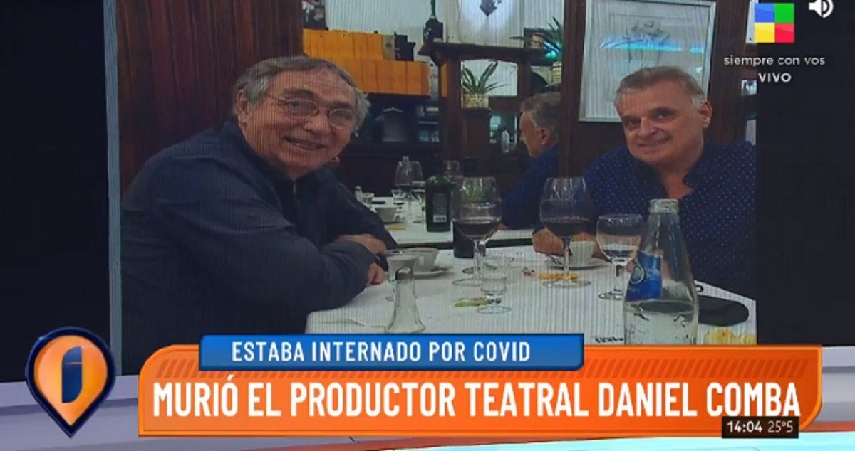 Murió el productor teatral Daniel Comba