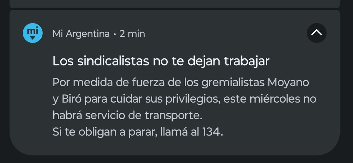 La Mesa Nacional Del Transporte Celebró La Adhesión Al Paro Y Advirtió ...