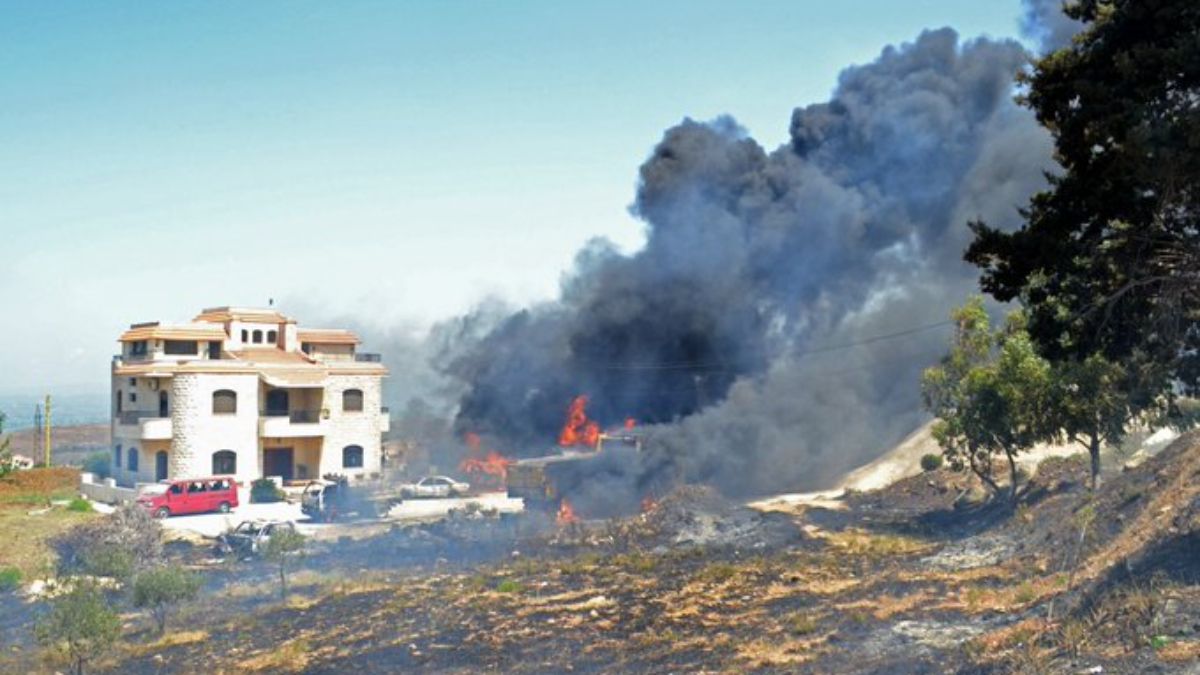 El camión cisterna explotó en la región libanesa de Akkar.