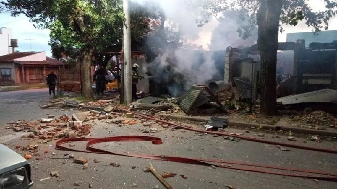 Rafael Calzada: así quedó la casa del agresor que hizo explotar las garrafas