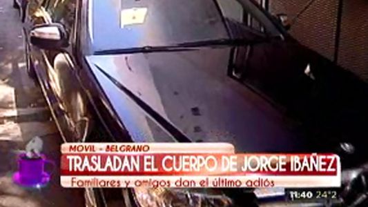 Trasladaron el cuerpo de Jorge Ibáñez al cementerio