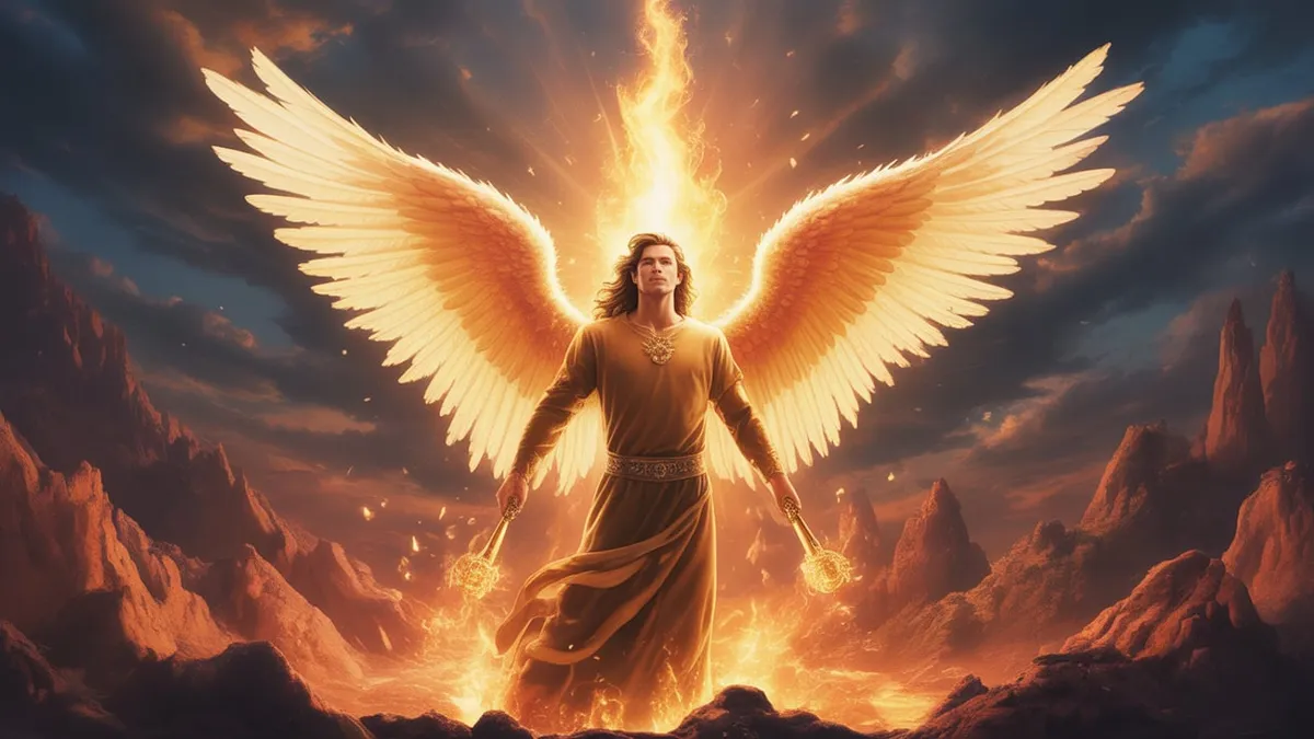 Fuego dorado de Uriel: la inspiración también es una forma de amor. Foto: Astrología.