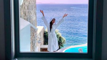 La China Suárez en Grecia: Este lugar es lo más parecido al paraíso