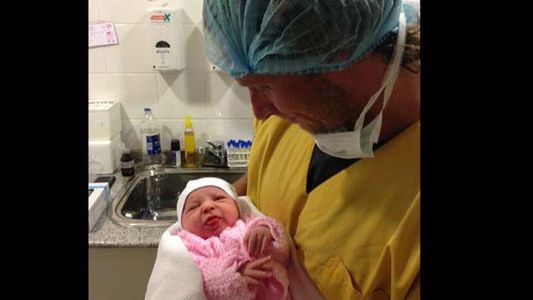 El momento más especial | Nalbandian presentó a su hija Sossie