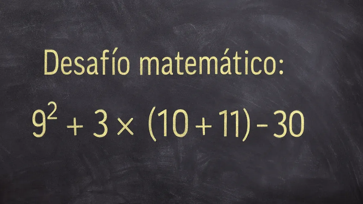 La regla esencial para resolver este desafío matemático es conocido como PEMDAS (por sus siglas en inglés) o jerarquía de operaciones.